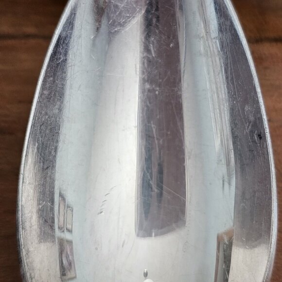 Oneida Adam Silverplate Teaspoons Spoons 4pc 1917 no mono vtg minimalis art deco - Picture 6 of 10